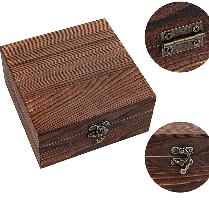 Premium Whiskey Stones Gift Set - Perfect Secret Santa for Him