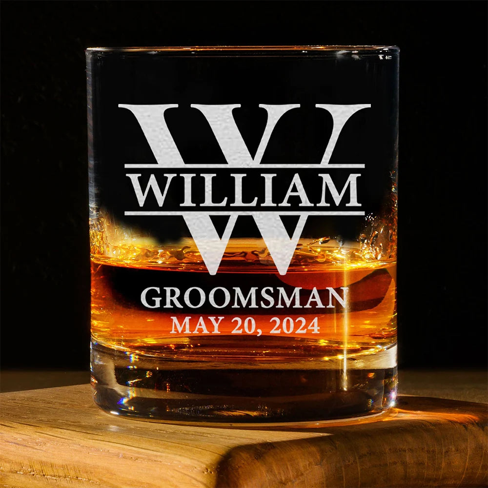Personalized Whiskey Glass - Secret Santa Gag Gift for Men