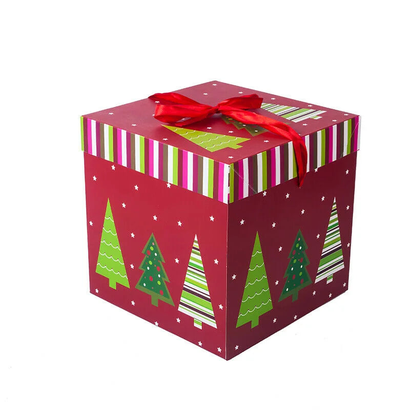 Festive Christmas Gift Boxes - Holiday Present Decoration
