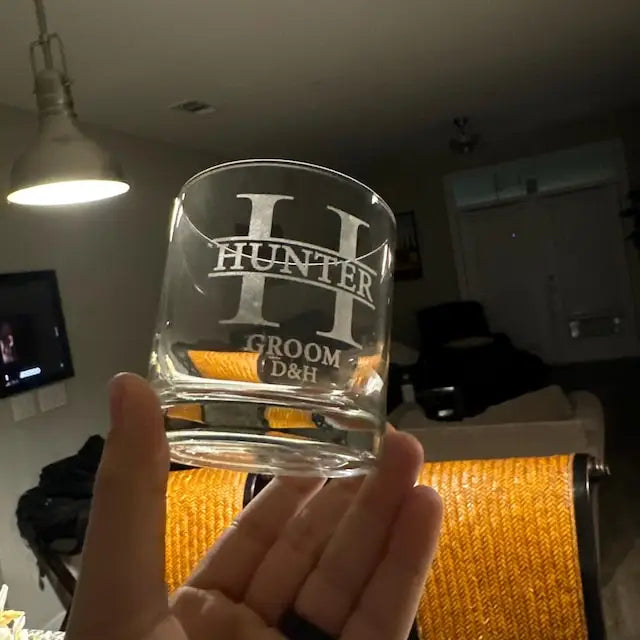 Personalized Whiskey Glass - Secret Santa Gag Gift for Men
