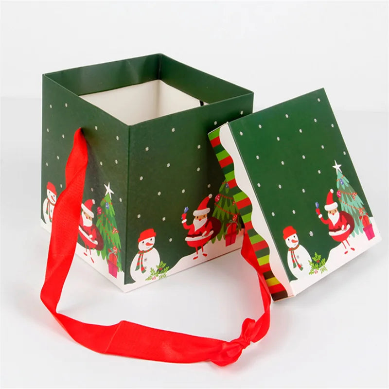 Festive Christmas Gift Boxes - Holiday Present Decoration