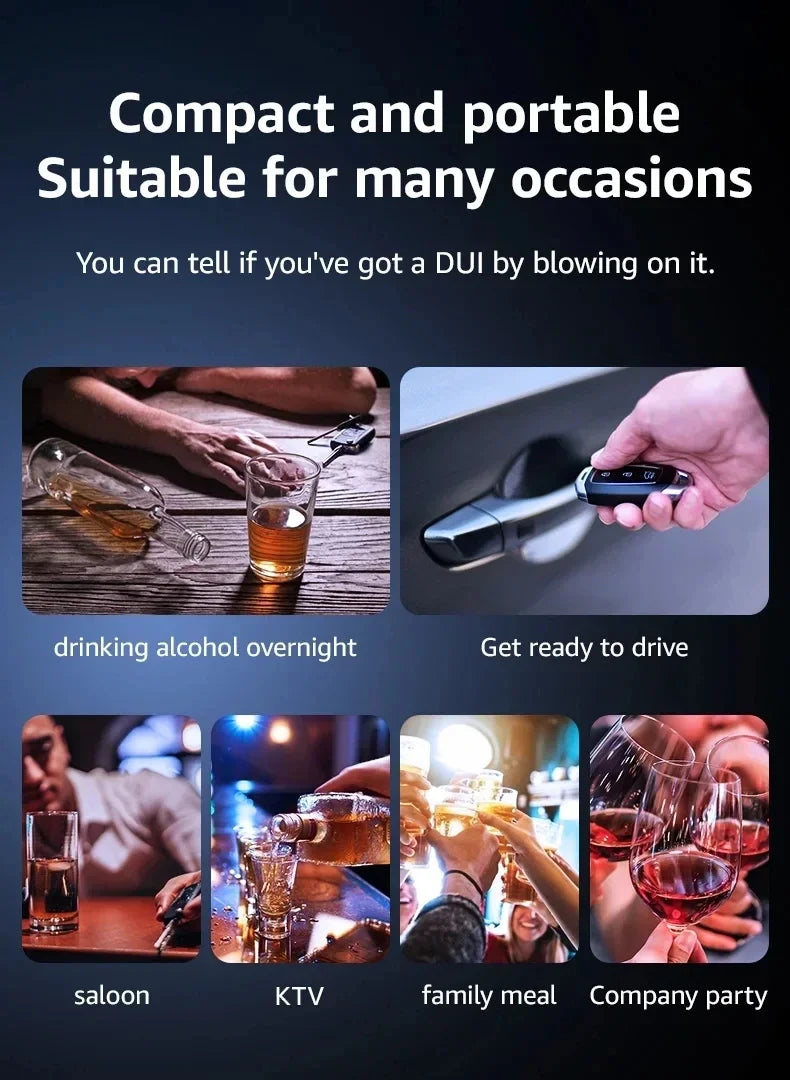Professional Alcohol Breathalyzer - Safety Secret Santa Gift